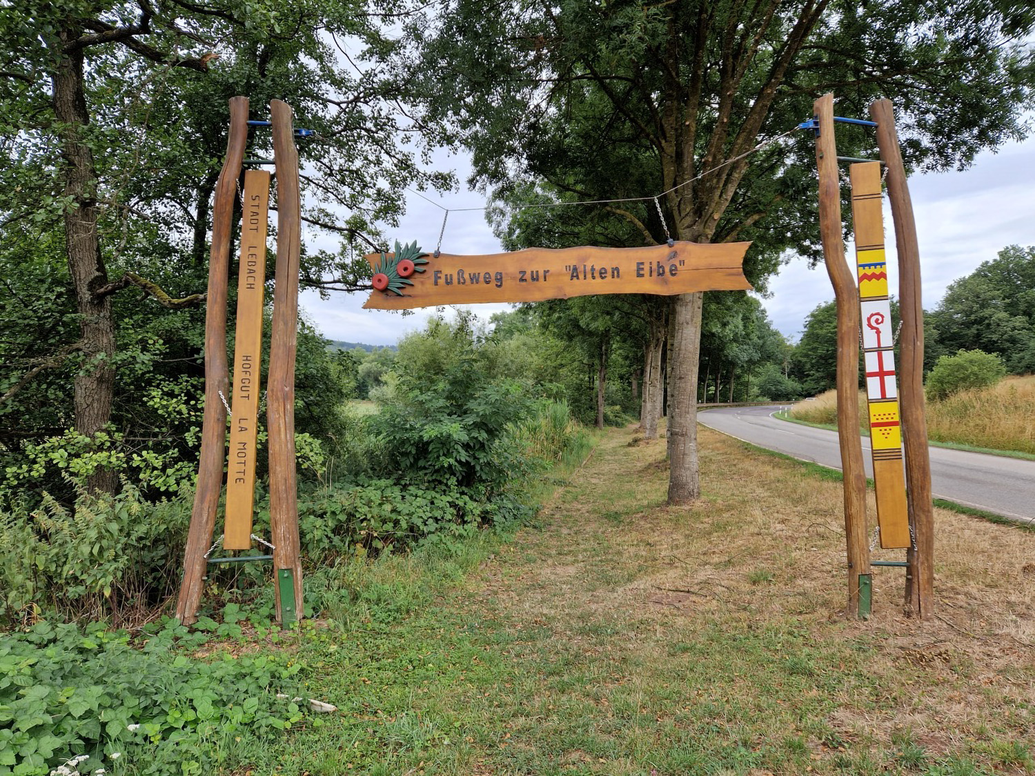 Alte Eibe bei Lebach - Juli 2023
